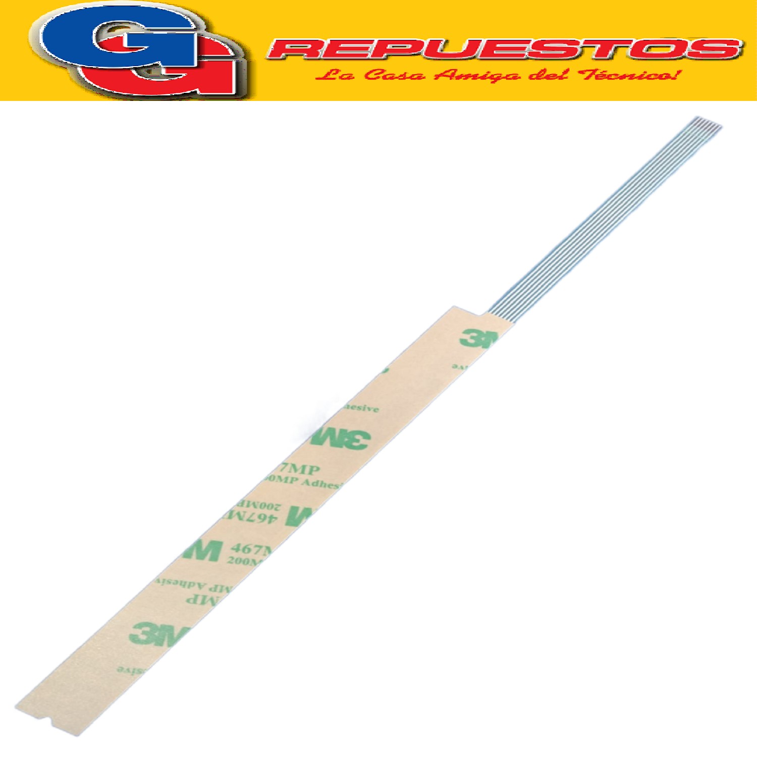 FLEX PARA PANEL PORTAMANDOS LAVARROPAS LONGVIE CANDY LS18012  L18010 L18012 CVST810T VST810T6 BOTONES, PIN DE 7 CONTACTOS, LARGO TOTAL 25.5 CM. (MEMBRANA TACTIL TRASERA PANEL MANDOS NACIONAL) Cod.Origen: CANDY GIAS FLEX LAVARROPAS CANDY CVST810T Productor: Ind.Argentina (MC-L40)  SENSOR TOUCH