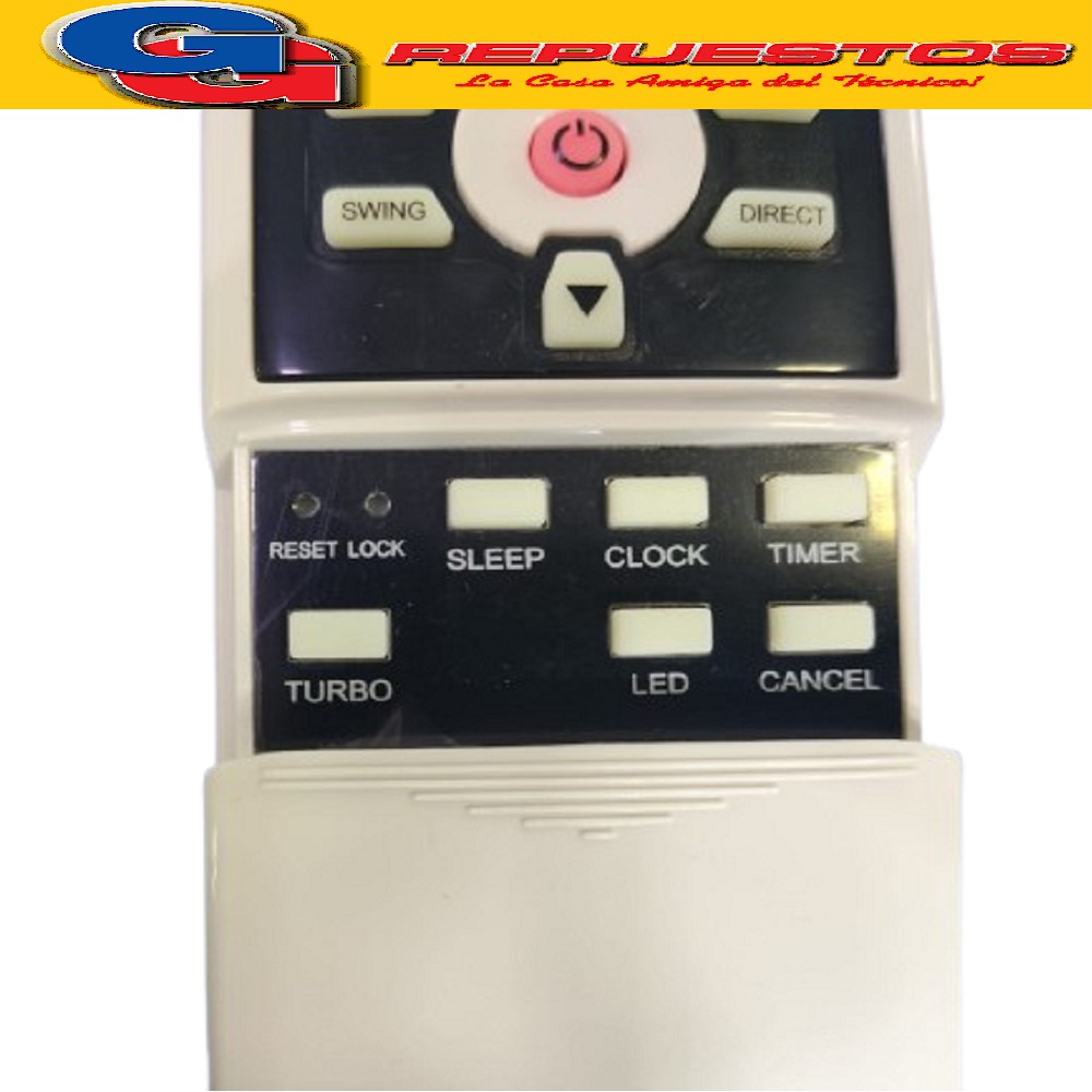 CONTROL REMOTO AIRE ACONDICIONADO SPLIT COMPATIBLE CON AR805 DAEWOO WHIRLPOL NIDEA ALSKA BGH LONGVIE A405