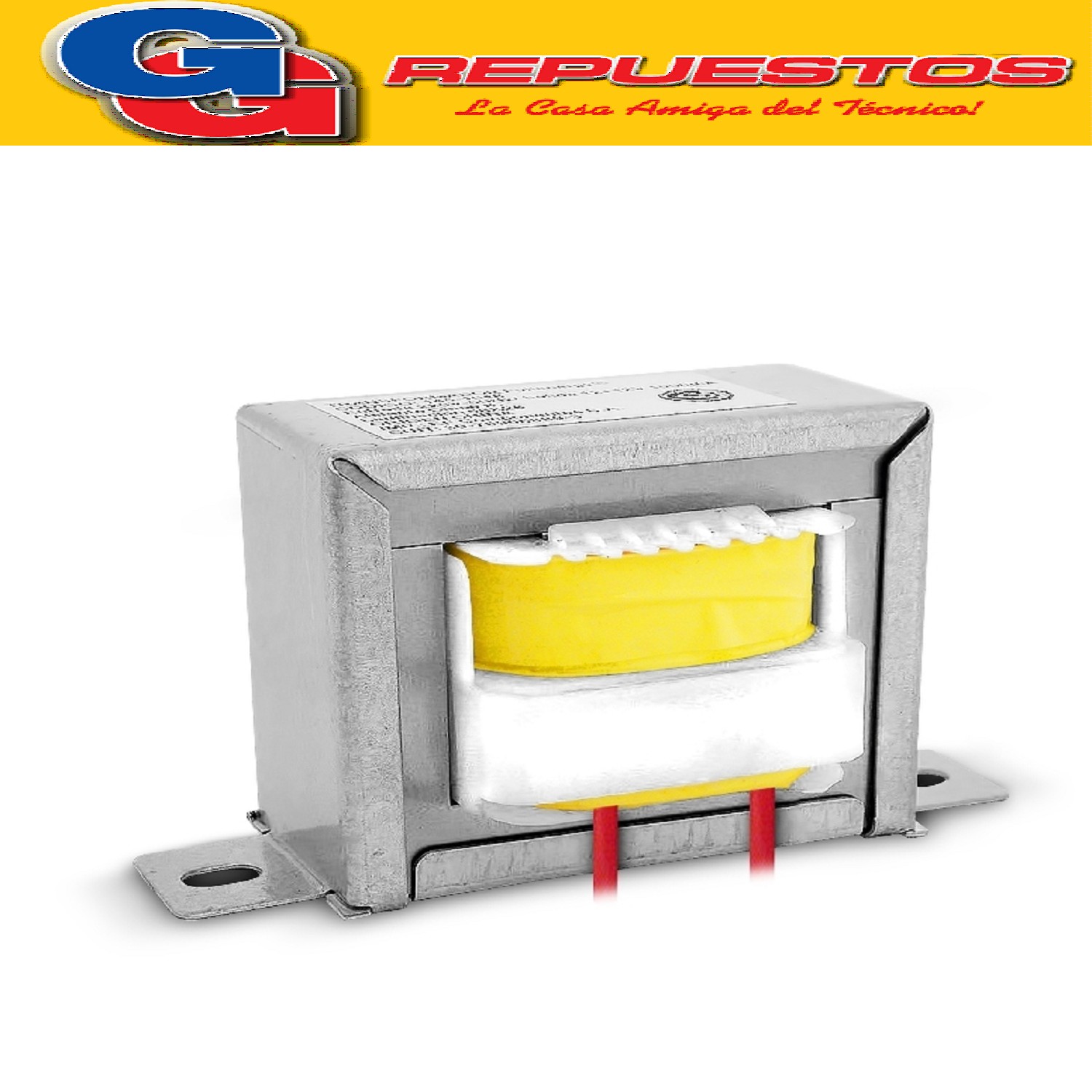 TRANSFORMADOR 12+12V 0.3A 300MA 24V medidas Laminado: 48X18. 5mm