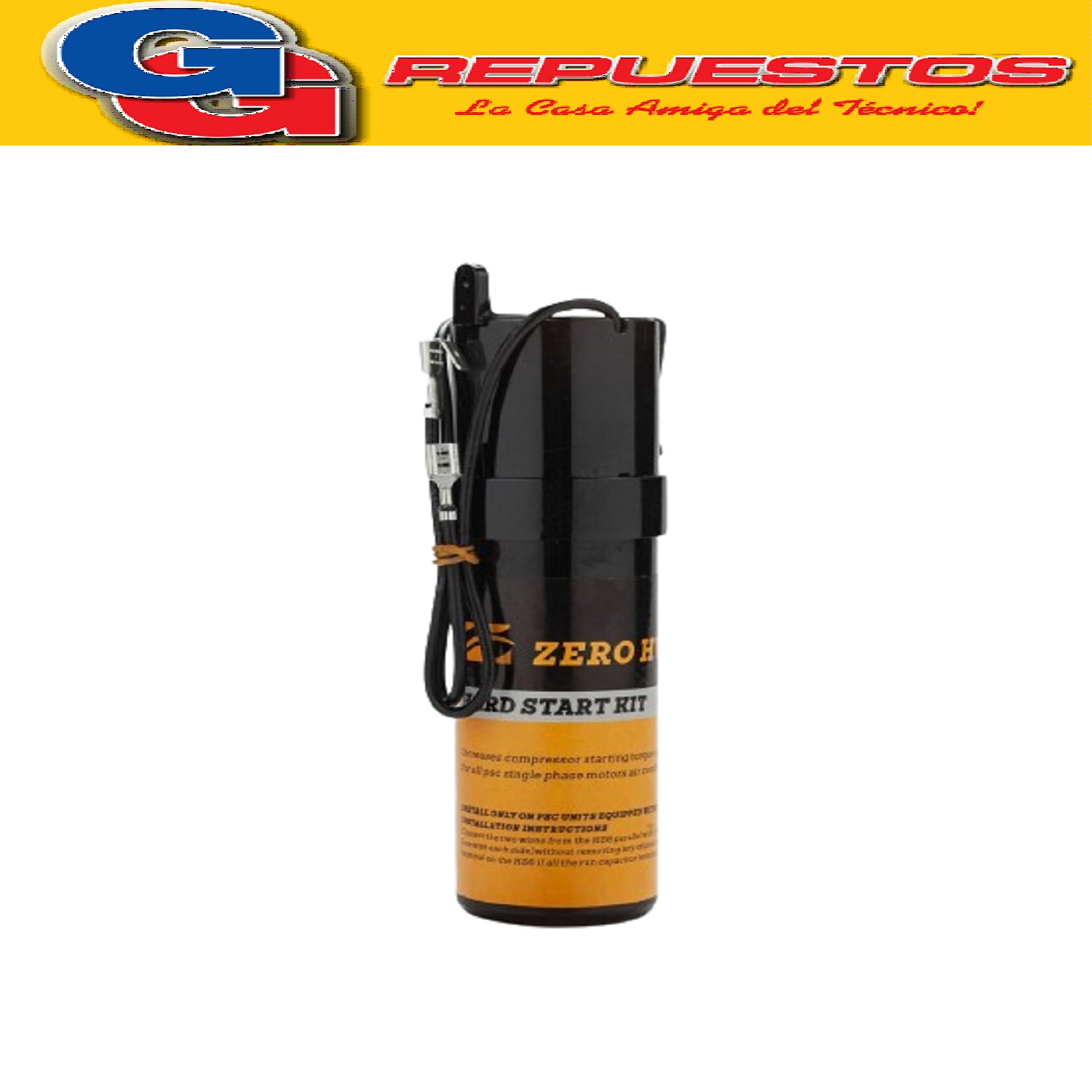 RELAY SPP6 / CAPACITOR CON KIT DE INICIO DURO CON AUMENTO 50 0%  ARRANCA MOTORES 1/2 a 10HP LEVANTA MUERTOS