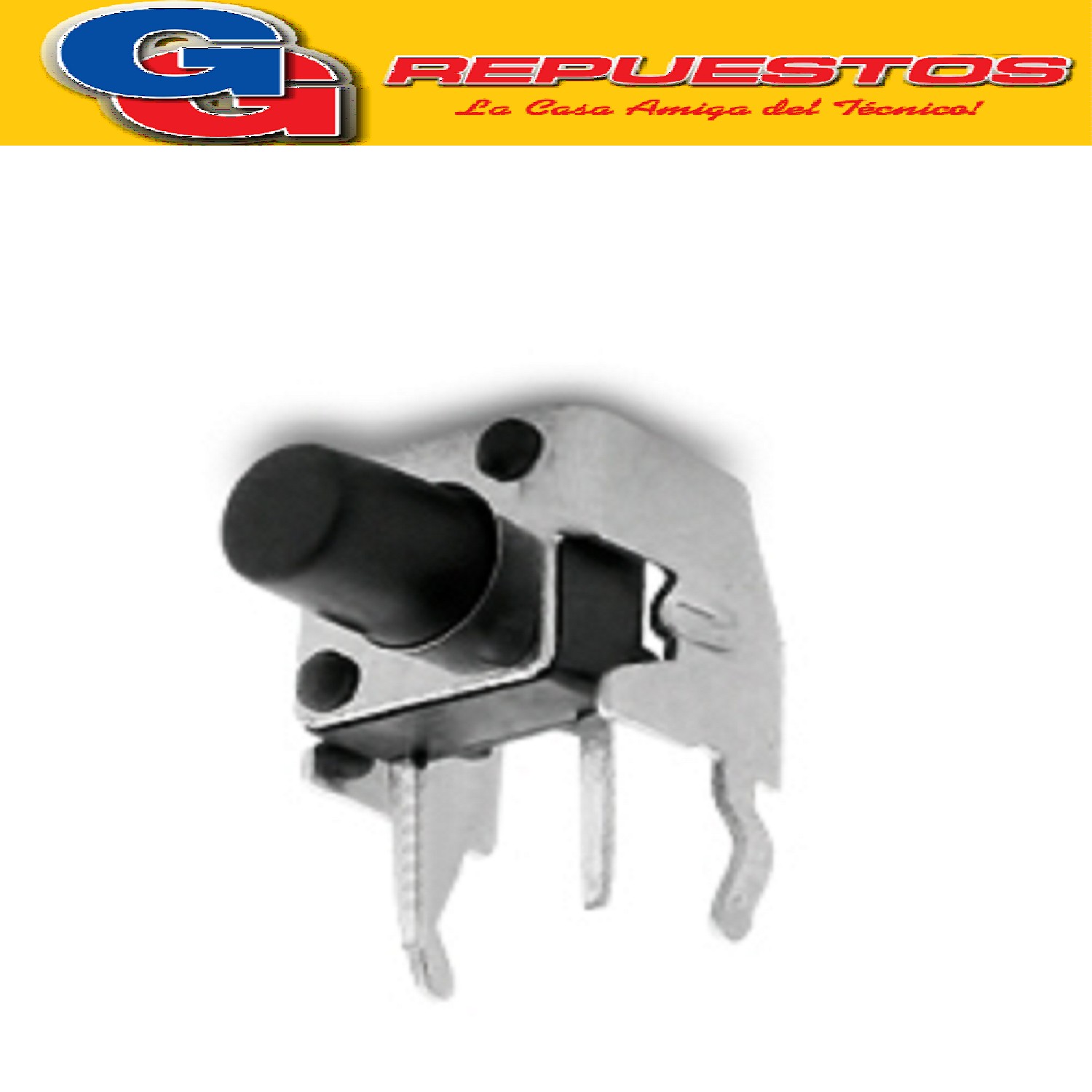 MICROSWITCH TACT SWITCH 2 P. 90o VERTICAL* 7mm
