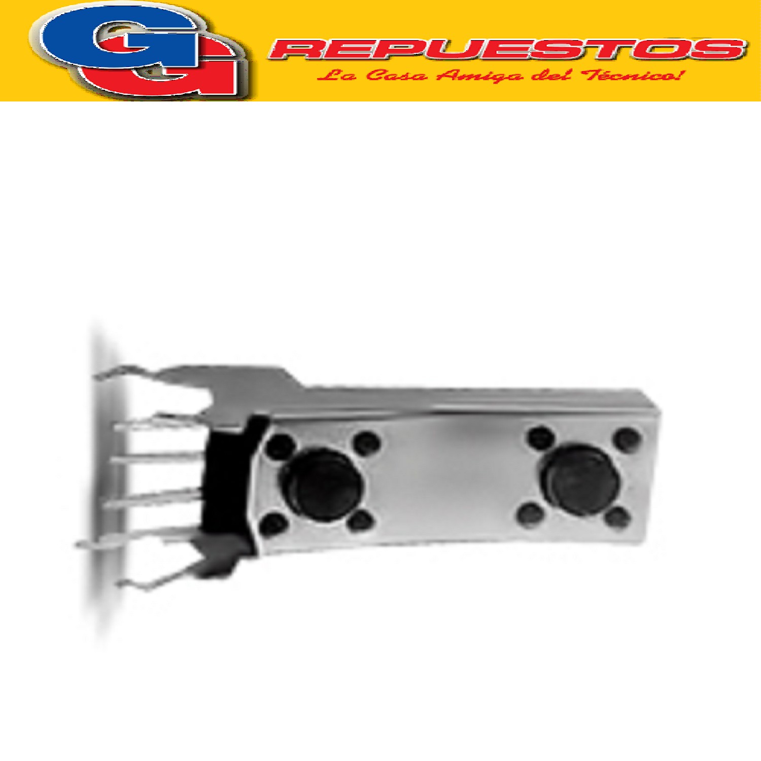 MICROSWITCH TACT SWITCH DOBLE BAJO  4 P. 90º VERTICAL (SW063 )