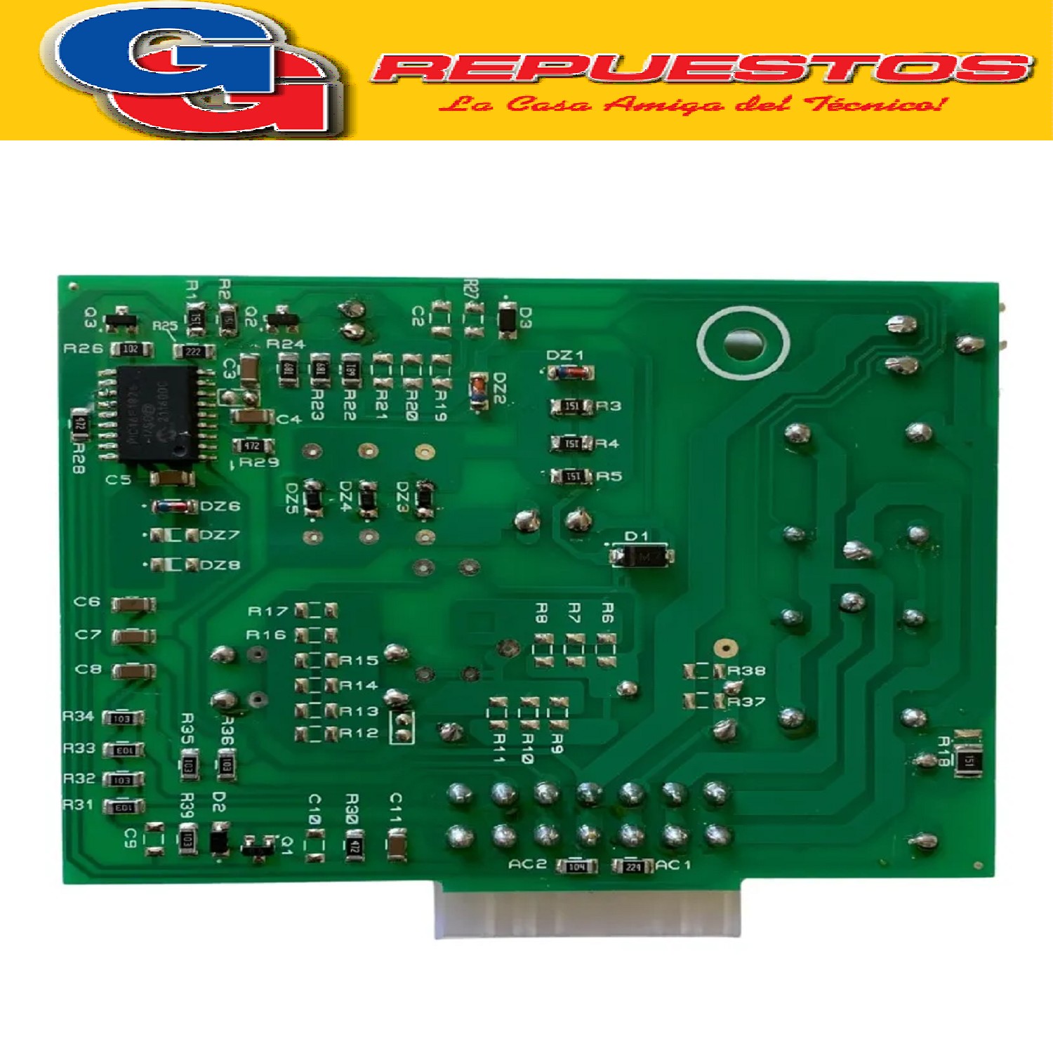 PLAQUETA ALTA VELOCIDAD COMPATIBLE CON LONGVIE 800 RPM 5616- 5815-5817  COPIA TIPO MC PLAQUETA MOTOR LAVARROPAS