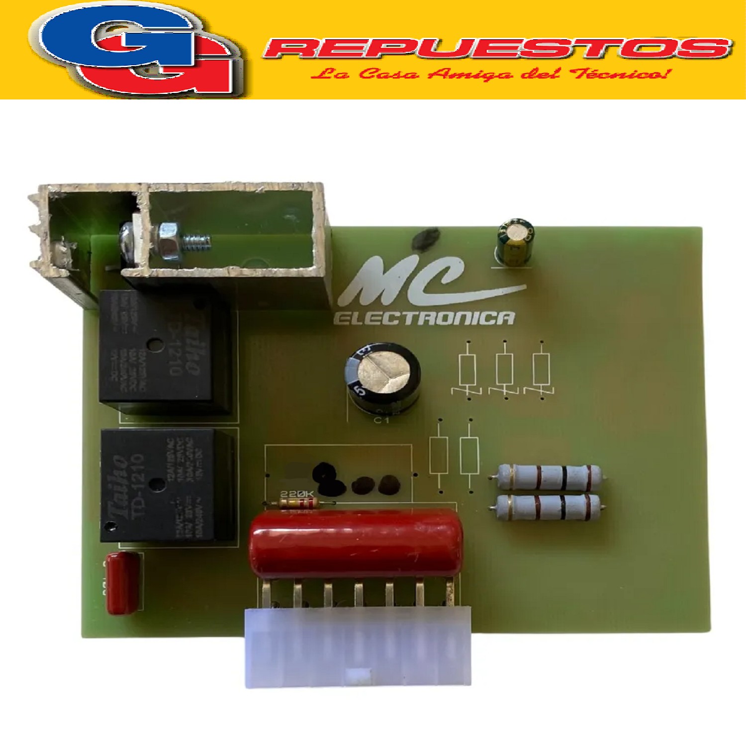 PLAQUETA ALTA VELOCIDAD COMPATIBLE CON LONGVIE 800 RPM 5616- 5815-5817  COPIA TIPO MC PLAQUETA MOTOR LAVARROPAS