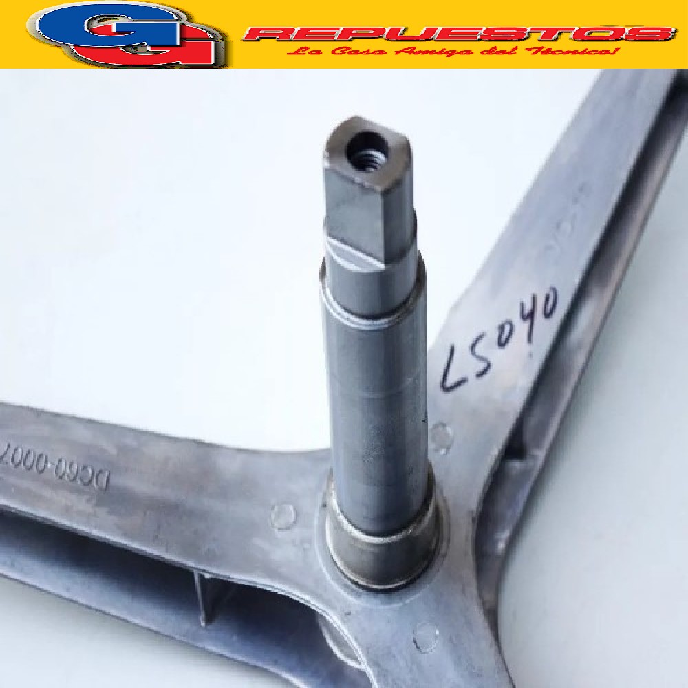 EJE SOPORTE TAMBOR LAVARROPAS SAMSUNG PUNTA CHATA WF1702WEWU 7 kG. LLEVAN Ruleman 6205-6206 8650