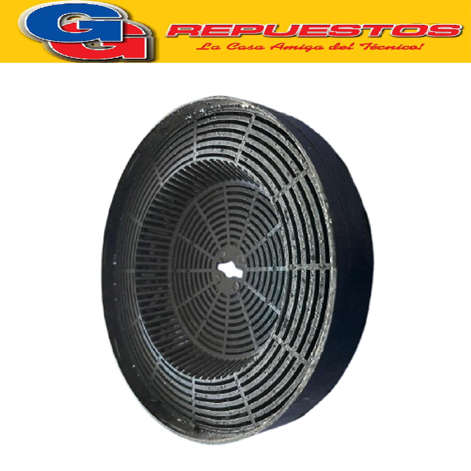FILTRO CIRCULAR CARBON DOMEC BRAM-METAL 190X23mm MODELO AH1