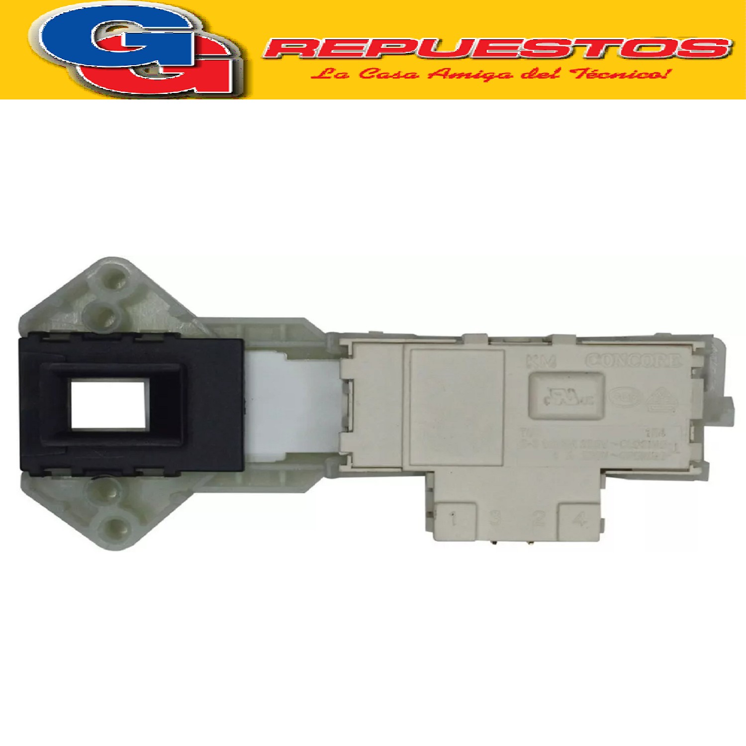 BLOCAPUERTA PARA  LAVARROPAS LG F1200TD-F1210TD-F1215TD-F140 0TD-WD/ 12325 (TROMM)-SAMSUNG ORIGINAL F1370TD PHILCO PHILCO PHLF080B/03-
PHLF071B/03-PHLF070B/03-PHLF060B/03 (ORIG) PHILCO PHLF080B-SIAM LSI LVF070B
Cod.Origen:
6601ER1005A (LG) LG0076
6601EN1003D (LG)
6601ER1005E (LG)
3619047100 (DAEWOO)
17438100000473 (SIAM-ATMA-PHILCO) 1706156962D1
Produttore: ROLD (DA081043) Ex CONCORE 140821000A1-6601EN1003D-Para sustituir 6601ER1005C
China WM20W68-SZ (OS 45980) B04030005