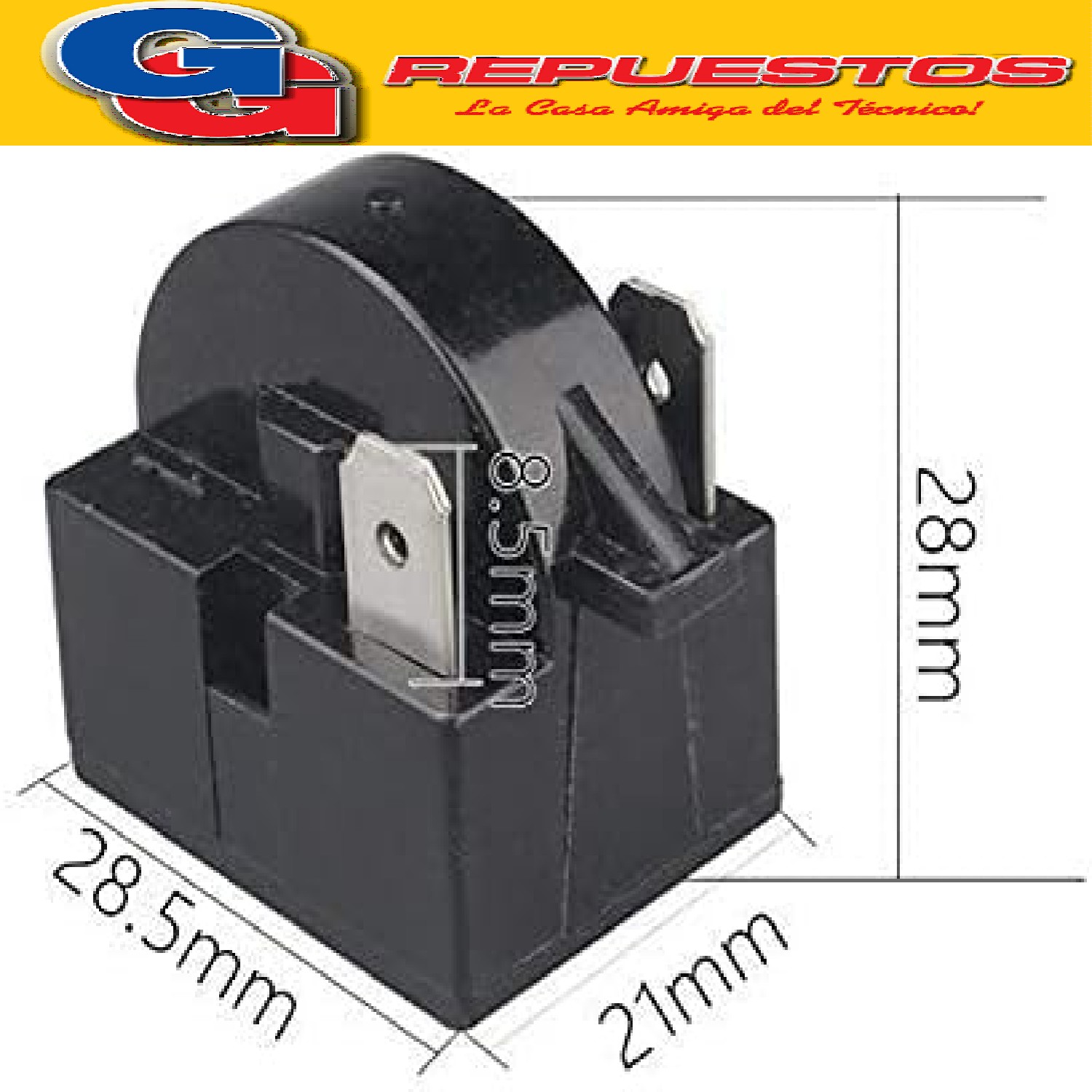 RELAY PTC 2 CONTACTOS