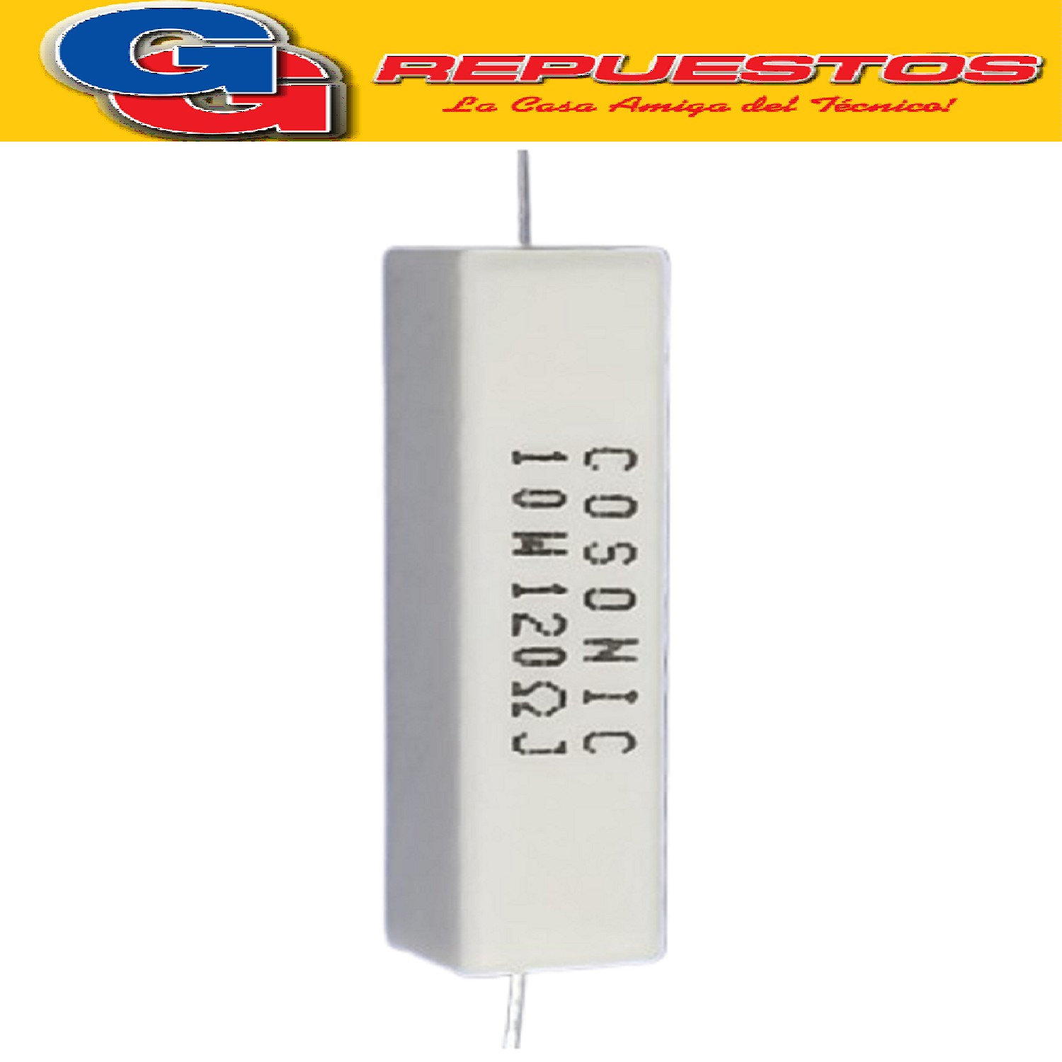 RESISTENCIA CERAMICA 10W 5% 120E