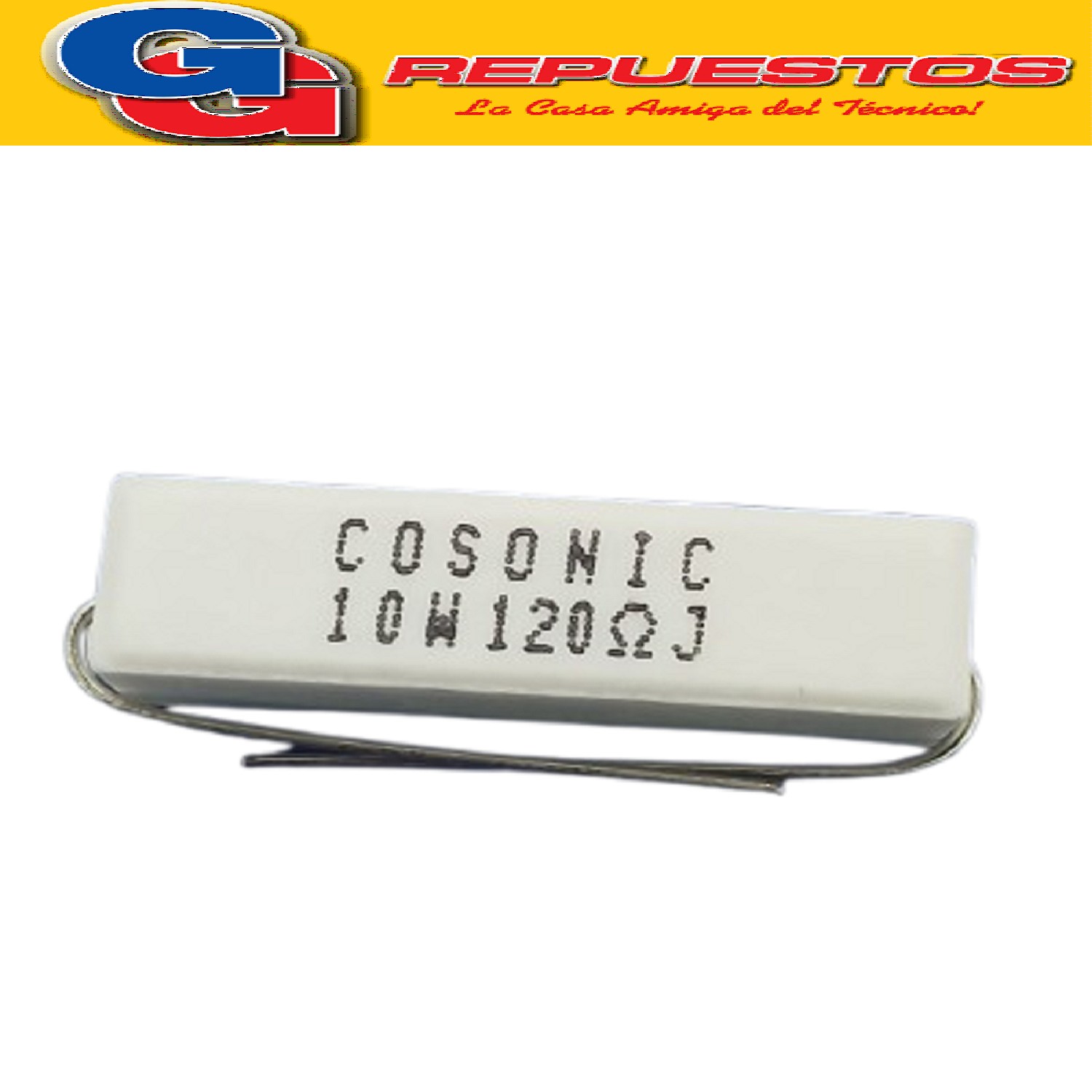 RESISTENCIA CERAMICA 10W 5% 120E
