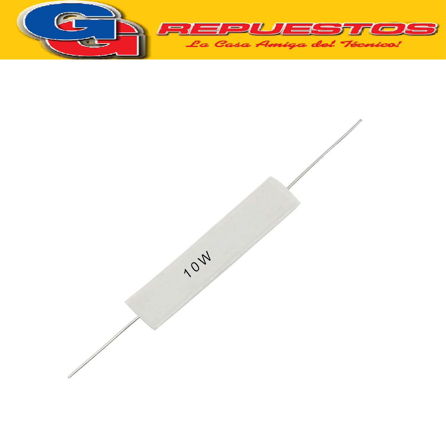RESISTENCIA CERAMICA 10W 5% 120E