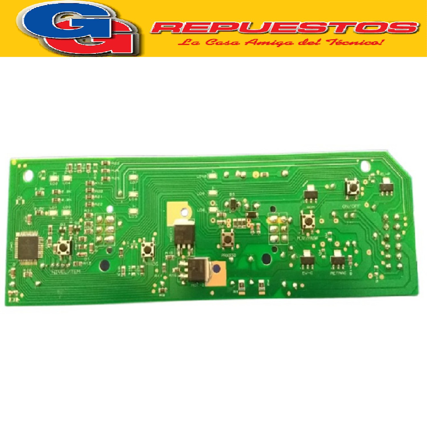 PLAQUETA PARA LAVARROPAS TIPO MC GAFA GLAV 6100 7000  (Programix 6100)-GLA V 6000 7000 MODELO VIEJO ELECTROLUX ELAV 8450 1 FICHA Y 2 FICHAS TIPO MC PLACA DIGITAL PROGRAMMING 6.5 PLACA DE MANDOS GAFA GLAV 6100-GLAV 7000-6500