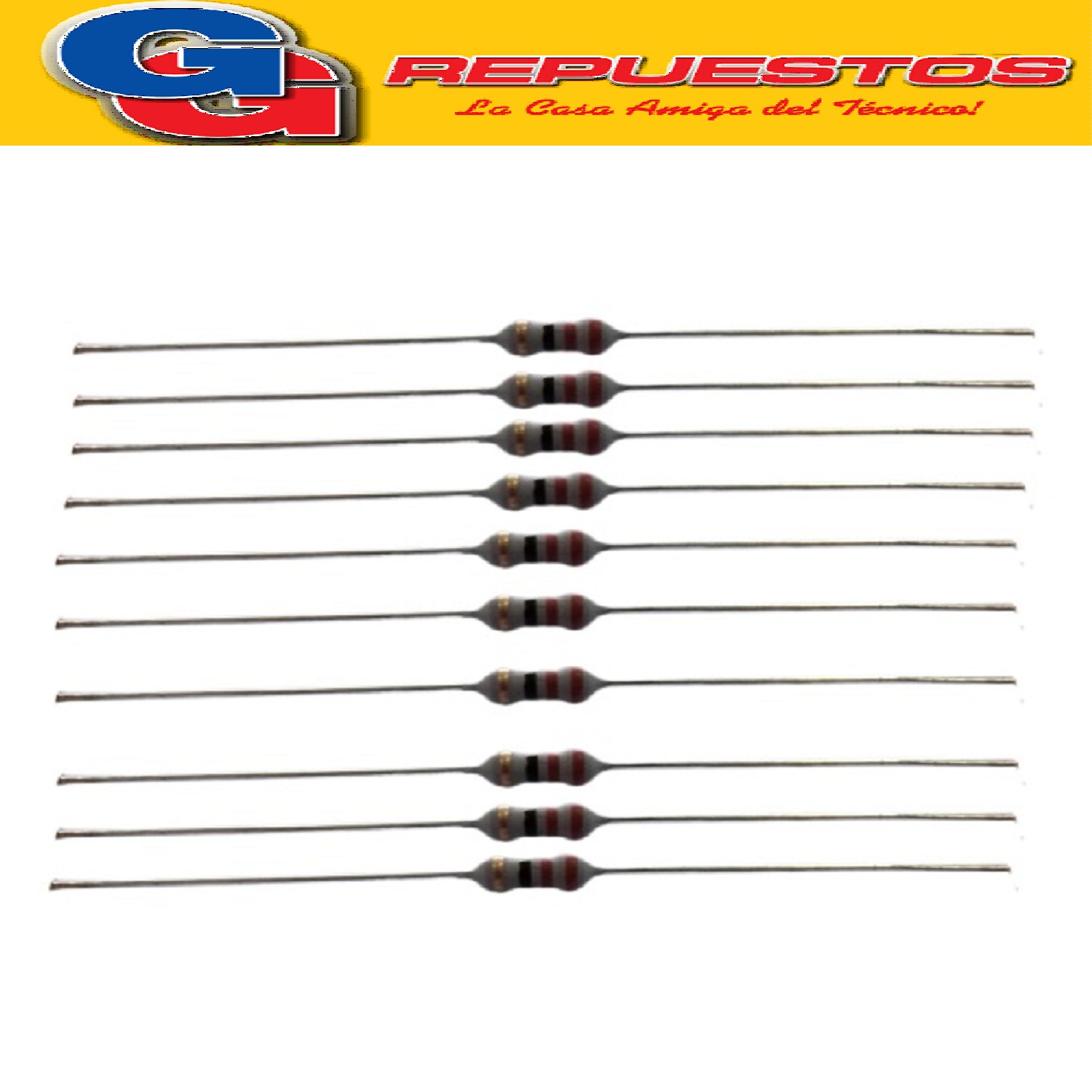 RESISTENCIA METAL FILM 1W 5%  22E 22R