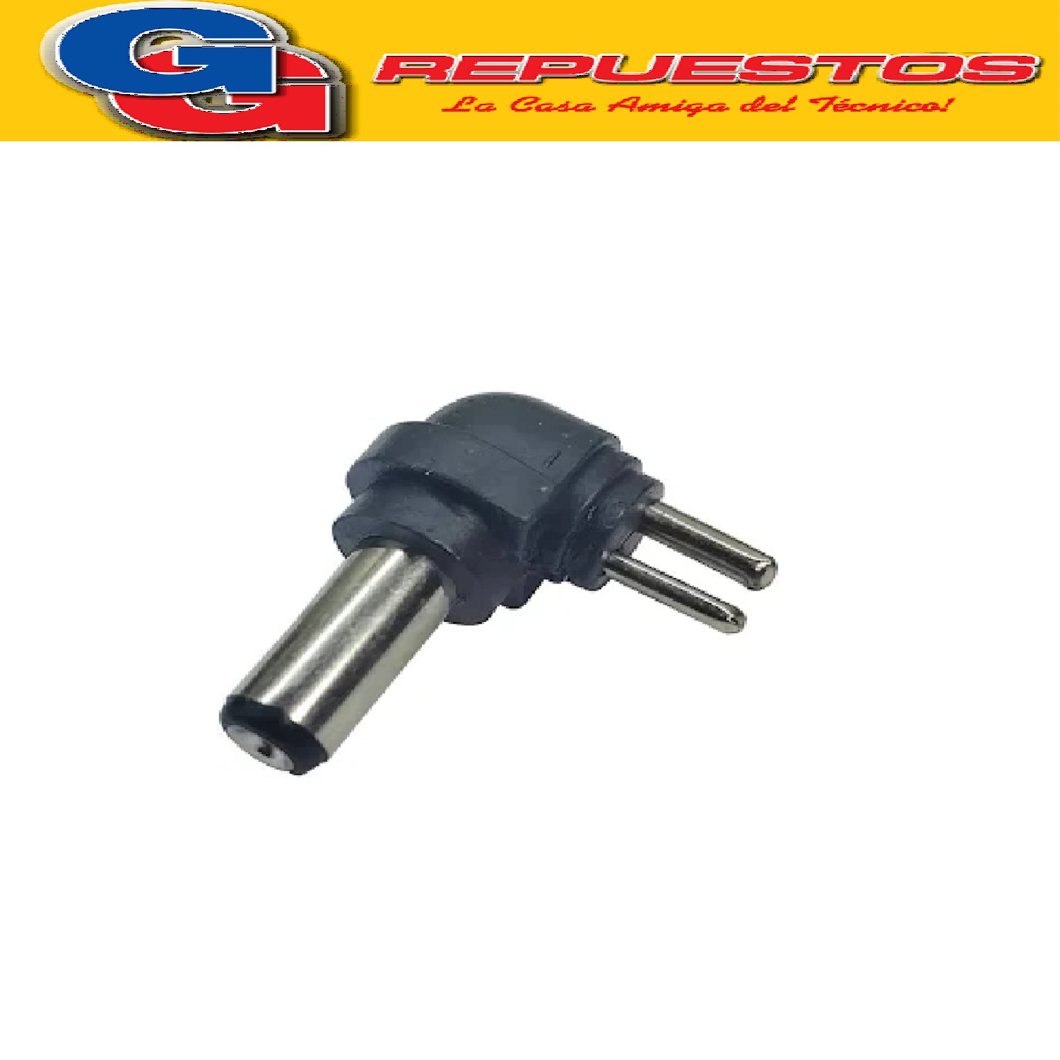 CONECTOR P/CABLE FU070P - FICHA HUECA 5.5x1.5mm NEGRO
