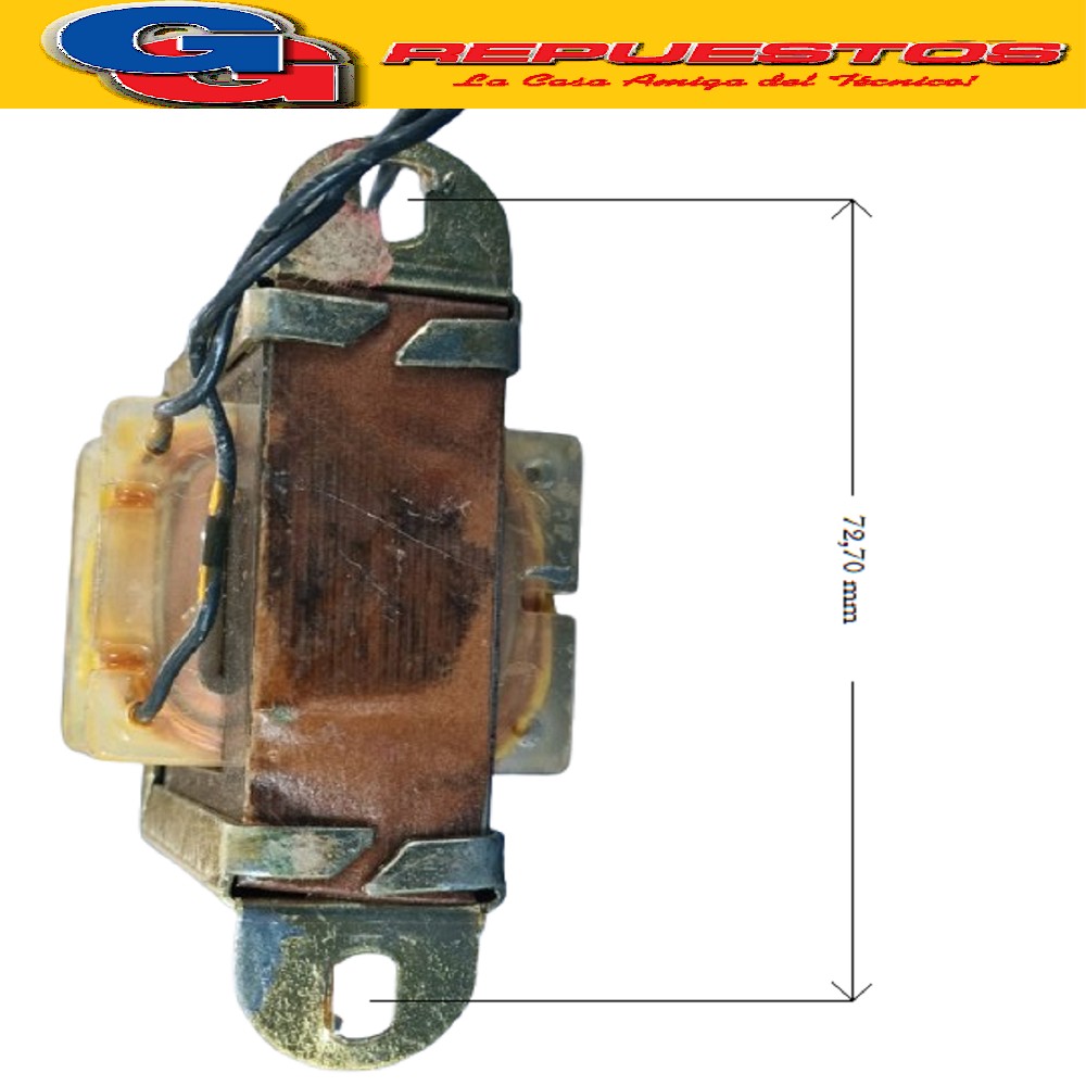 TRANSFORMADOR 15+15V 300mA 0.3A Laminado: 48X18mm