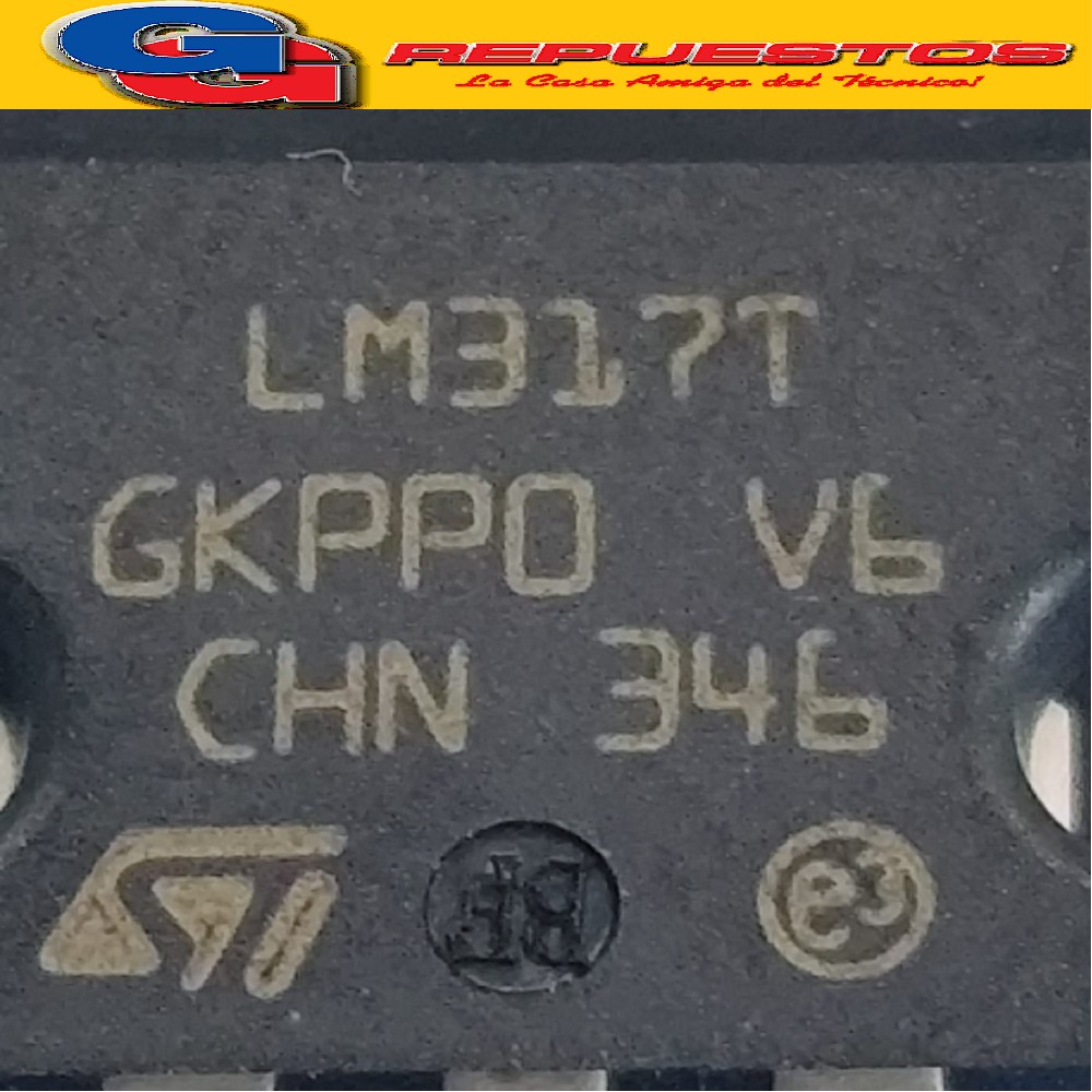 CIRCUITO INTEGRADO LM317T REGULADOR DE TENSION ADJUSTABLE