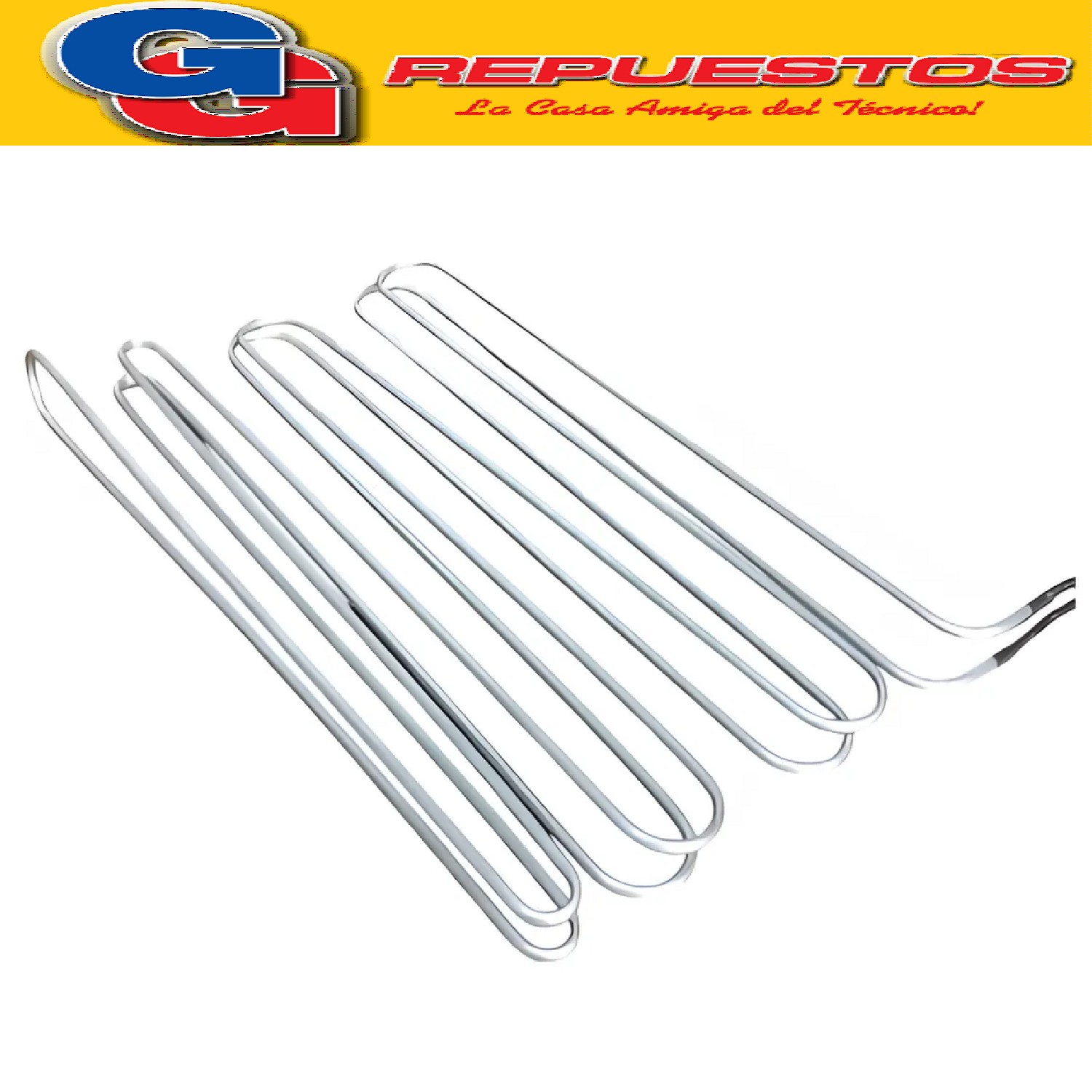 RESISTENCIA ALUMINIO PARA HELADERA WHIRLPOOL WRE48 NO FROST  WRE 48  WRE48  NACIONAL 220V 190 W B325  RESISTENCIA DESHIELO WHIRLPOOL WRE48DB/DR/
EB/ER-WRE51D1/X1-WRE52B1/D1/X1-WRE54D1/K1/
N1-WRE54X1 Cod.Origen:
326050003 (WHIRLPOOL) RESISTENCIA DESHIELO 240V/50-60HZ WRE48D