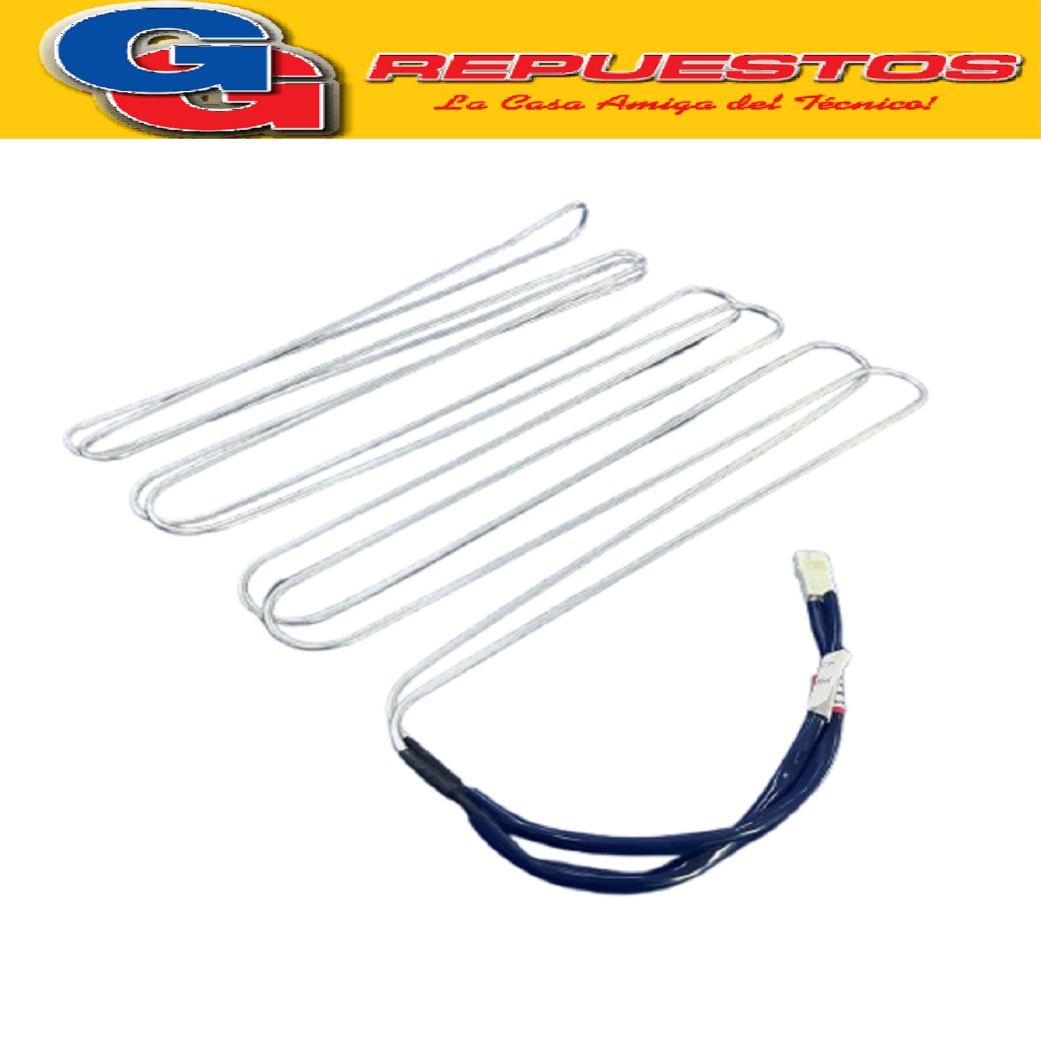 RESISTENCIA ALUMINIO PARA HELADERA WHIRLPOOL WRE48 NO FROST  WRE 48  WRE48  NACIONAL 220V 190 W B325  RESISTENCIA DESHIELO WHIRLPOOL WRE48DB/DR/
EB/ER-WRE51D1/X1-WRE52B1/D1/X1-WRE54D1/K1/
N1-WRE54X1 Cod.Origen:
326050003 (WHIRLPOOL) RESISTENCIA DESHIELO 240V/50-60HZ WRE48D
