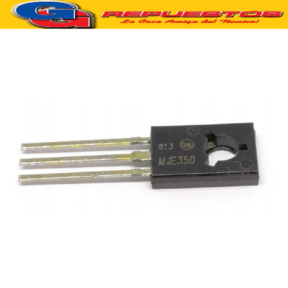 TRANSISTOR MJE350 MOT PNP DE CONMUTACION 300V/0.5A/20.8W