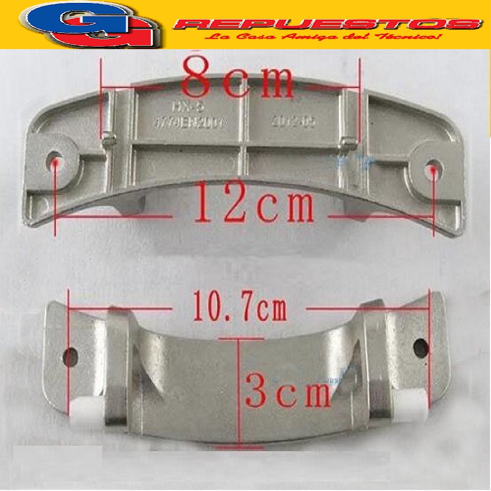 BISAGRA PARA LAVARROPAS LG CARGA FRONTAL (ORIG) F1022TDP- 3- F1210TD-F1215TD-F1222 TDP5-F1296TDP3/7-F1370TD-F1380TD-F1389TD- LG F1390TD-F1400TD-F1485M2-F1496TDP3/7-F1580RD-
LG FH496TDP7-WM8514EE6-WM5814WE6-WM85WE6 (ORIGINAL 14cm de largo total)
BISAGRA CHICA DE PUERTA PATRICK LPK65E10BA-LPK08E10B-
GENERAL ELECTRIC LVGE07E12B-MABE LVMB07E12 (ORIGINAL Ex Cod.02-56) Note descrittive: DIMENSIONI: DISTANZA GANCI 72MM. LUNGHEZZA 140MM. INTERASSE FORI FISSAGGIO 120MM. ALTEZZA CON PIEDINO 46 8M m