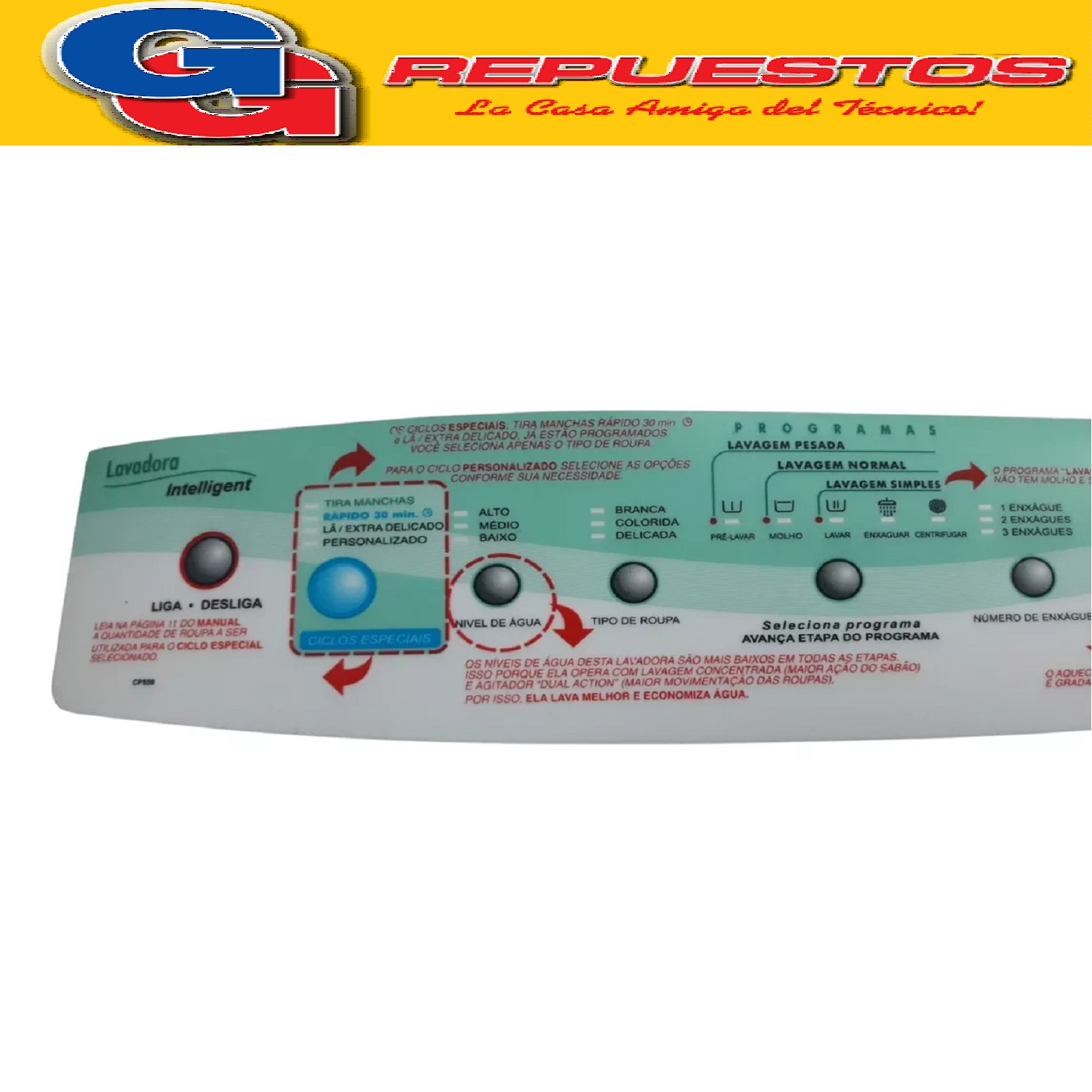 SERIGRAFIA PARA LAVARROPAS ESLABON DE LUJO  EWT07A EWT22A 8  BOTONES QUALITY LINE PCP1000 Cod.Origen:
326042107 (WHIRLPOOL ARG.) EWT22A
326061237 (WHIRLPOOL ARG.) EWT07A
