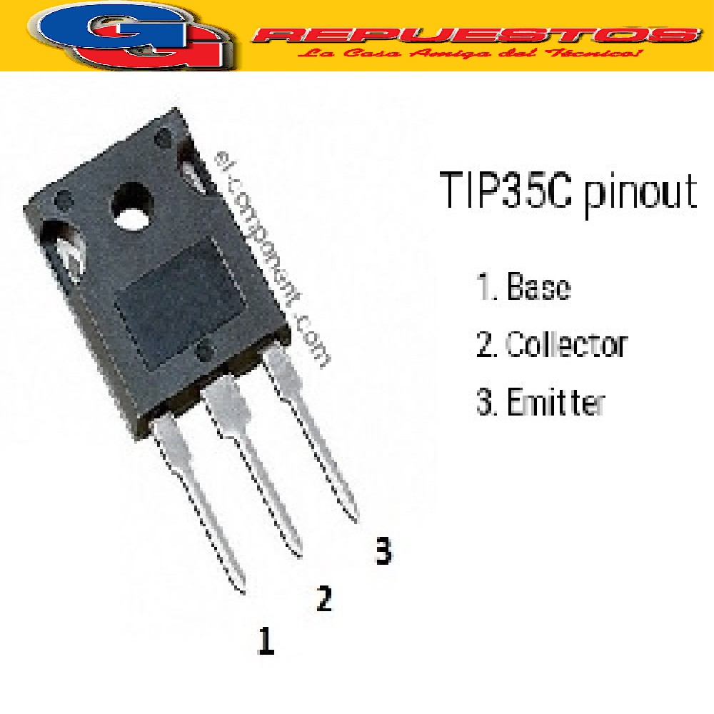 TIP35C TRANSISTOR NPN (100V/15A/125W)