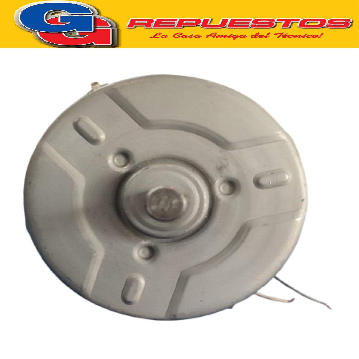 MOTOR FORZADOR CONDENSADOR DOBLE EJE KFG4T-41A5P SENTIDO DE  GIRO HORARIO CABLE GRIS CAPACITOR MARRON LINEA