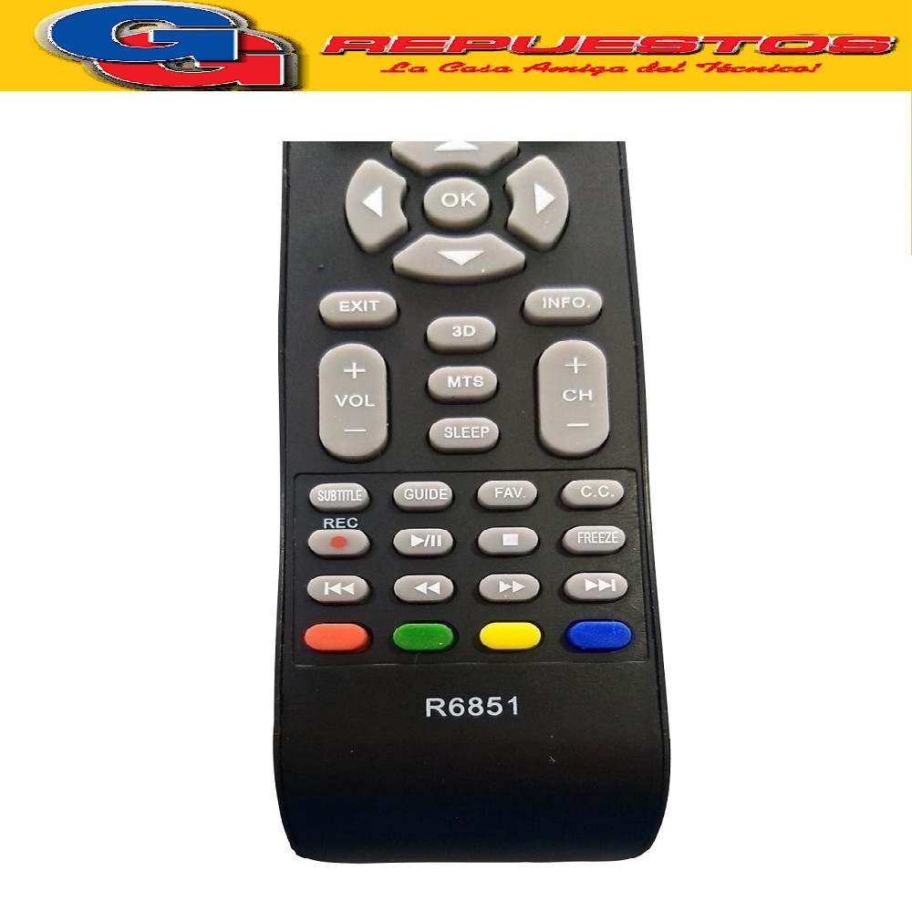 CONTROL REMOTO COMPATIBLE CON LED NOBLEX-JVC PIONEER  TONOMA C KEN BROWN ADMIRAL=3866=3840=3805=3589=R6805=R6589= 440LCD=3842=3851 R6851