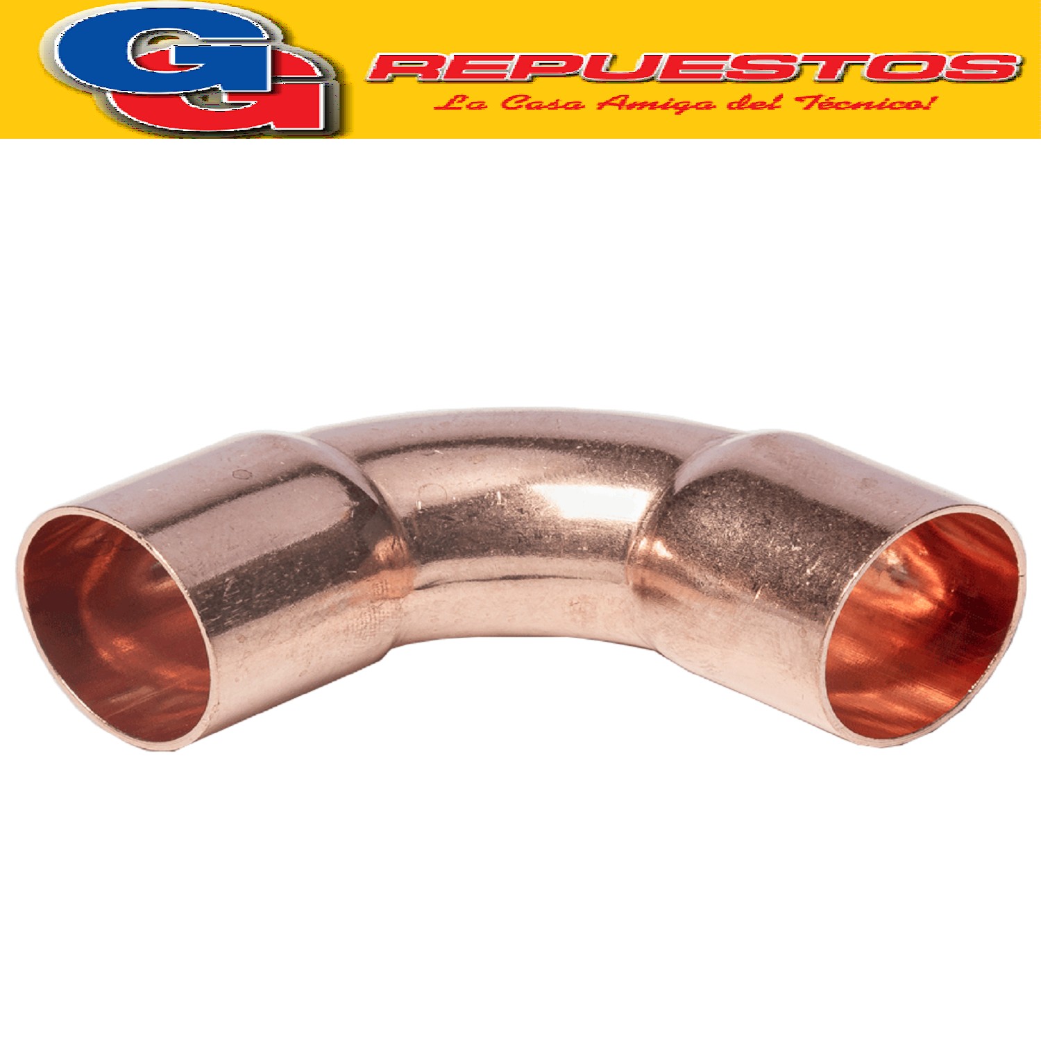 CURVAS DE COBRE R.LARGO---1/2---90*-