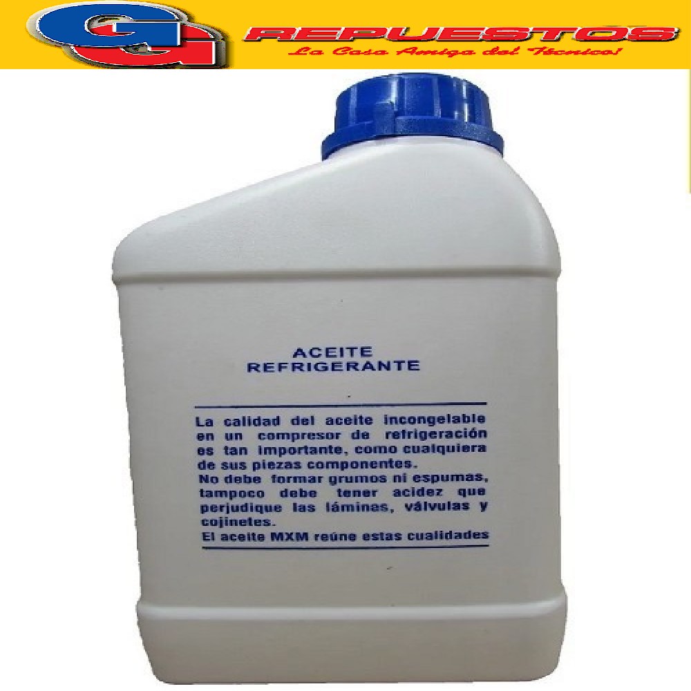 ACEITE REFRIGERACION MXM OIL R134A R404 1 LITRO