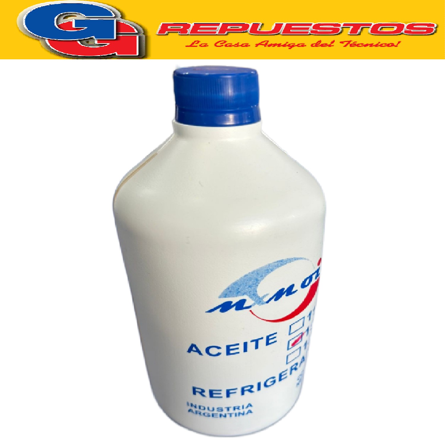 ACEITE REFRIGERACION 1 LITRO R12-R22 VISCOSIDAD 150  INCONGE LABLE MXM OIL- visc.150- R12 R22