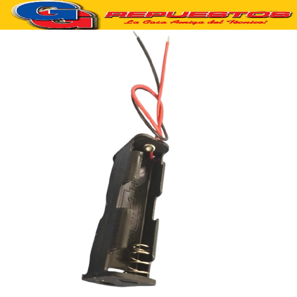 PORTAPILAS X 2 AA CON CABLE