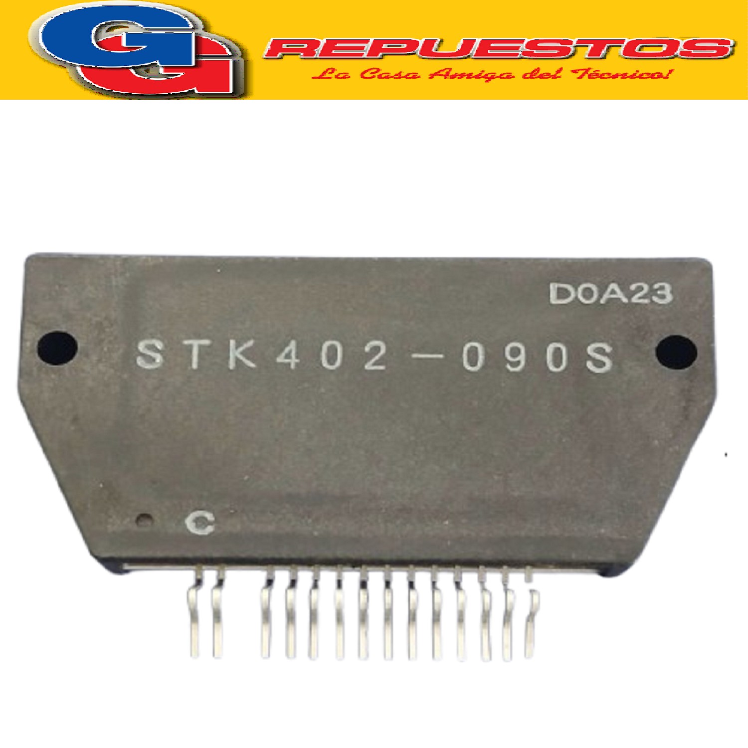 STK402-090 CIRCUITO INTEGRADO 2-Channel Class AB Audio Power Amp 2x 50W (±32V, 6ê) 14 PINES