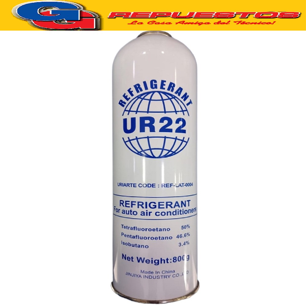 LATA GAS UR22 780GR R417 REEMPLAZO DEL R22 ANTON