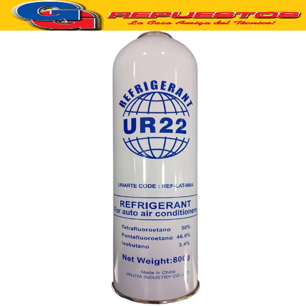 LATA GAS UR22 780GR R417 REEMPLAZO DEL R22 ANTON