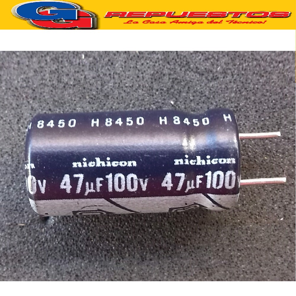 CAPACITOR ELECTROLITICO 47uFX100V RADIAL (10 x 16mm)